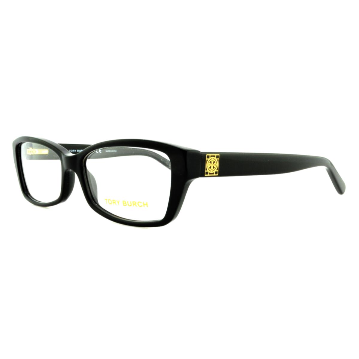 Tory Burch Rx-able Eyeglasses TY 2041 501 51-15 Classic Black Gold Frames