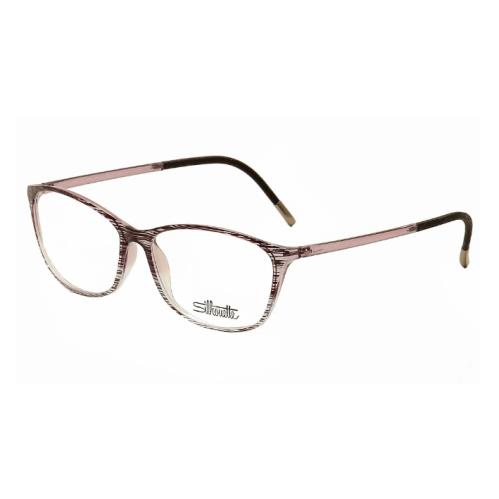 Silhouette Eyeglasses Spx 1563 Col. 6050 Violet Black Size 55