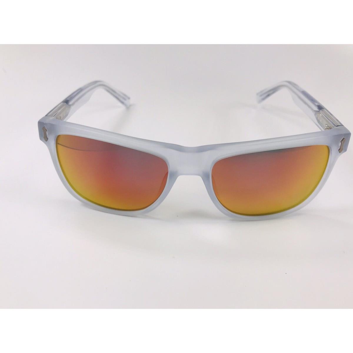 Dragon DR514S Matte Crystal Brake Sunglasses with Red Ion Lenses