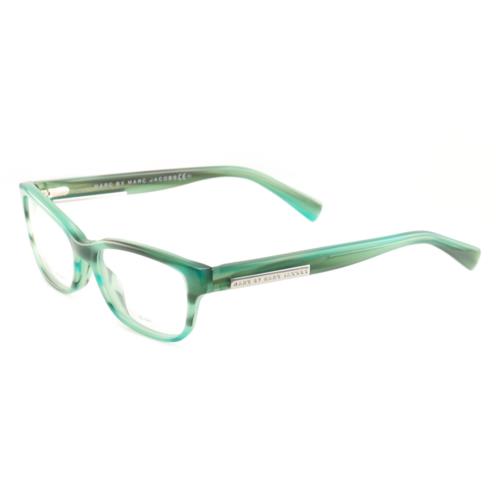 Marc by Marc Jacobs Women`s Eyeglasses 617 Kvj Striped/green 52 16 140 Rectangle