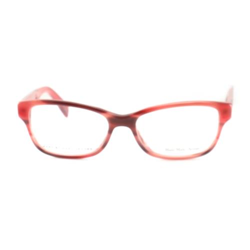 Marc Jacobs eyeglasses MMJ KVN - Red Habana , Red/Havana Frame, With Plastic Demo Lens Lens 1