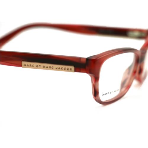 Marc Jacobs eyeglasses MMJ KVN - Red Habana , Red/Havana Frame, With Plastic Demo Lens Lens 4