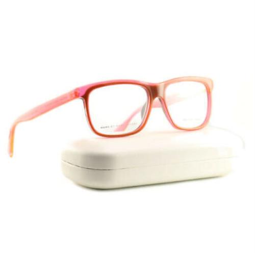 Marc Jacobs eyeglasses MMJ MGP - Black/Orange , Black/Orange Frame, With Plastic Demo Lens Lens 0