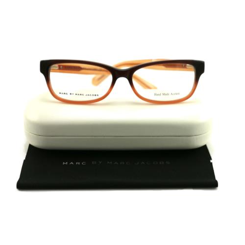 Marc Jacobs eyeglasses MMJ - Brown/Orange , Brown/Orange Frame, With Plastic Demo Lens Lens 0