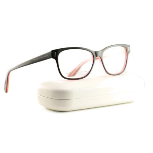 Marc Jacobs eyeglasses MMJ - Black/Orange , Black/Orange Frame, With Plastic Demo Lens Lens 0