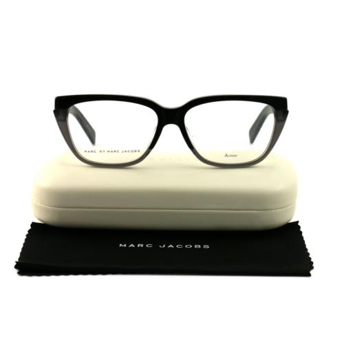 Marc Jacobs eyeglasses MMJ - Black/Grey , Black/Grey Frame, With Plastic Demo Lens Lens