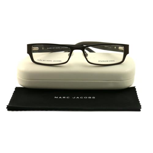 Marc Jacobs eyeglasses MMJ DJJ - Matte Brown , Matte Brown Frame, With Plastic Demo Lens Lens