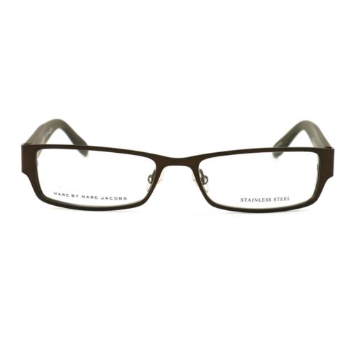 Marc Jacobs eyeglasses MMJ DJJ - Matte Brown , Matte Brown Frame, With Plastic Demo Lens Lens
