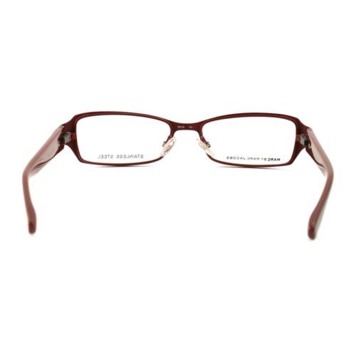 Marc Jacobs eyeglasses MMJ - Matte Red , Matte Red Frame, With Plastic Demo Lens Lens