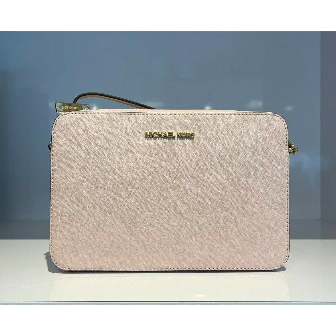 Michael Kors Jet Set Item East West Shoulder Crossbody Bag PINK(POWDER BLUSH)