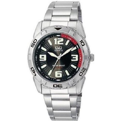 by Citizen Q678J205Y Men`s 2 Zone Dial Stainless Steel Silver Tone Watch