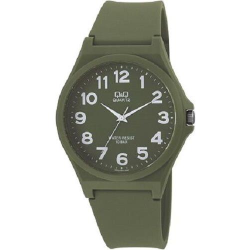 by Citizen VR02J001Y Men`s Green Tone Dial/case Resin Strap Watch