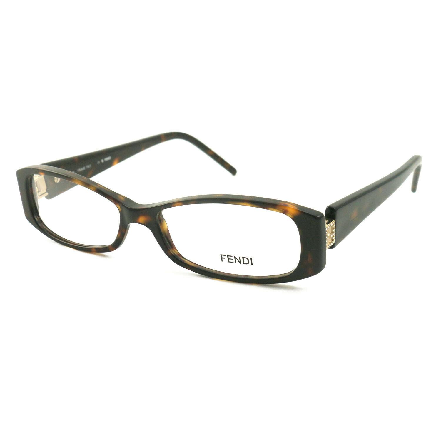 Fendi Women`s Eyeglasses FF597R 215 Havana 50 14 135 Frames Rectangle ...
