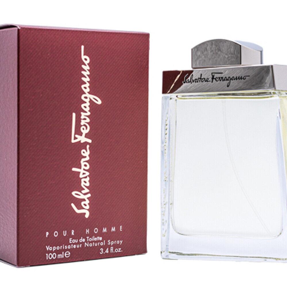 Salvatore Ferragamo Pour Homme 100Ml Eau De Toilette Spray Mens Fragrance