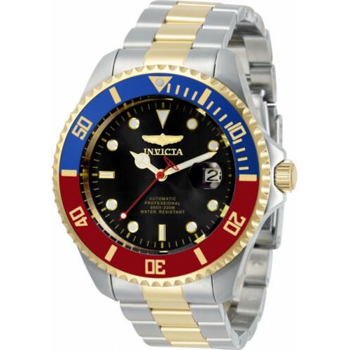 Invicta Men`s Pro Diver Automatic 200m Two Tone Stainless Steel Watch 34043