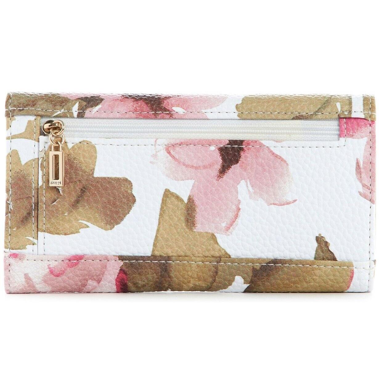 guess wallet floral print