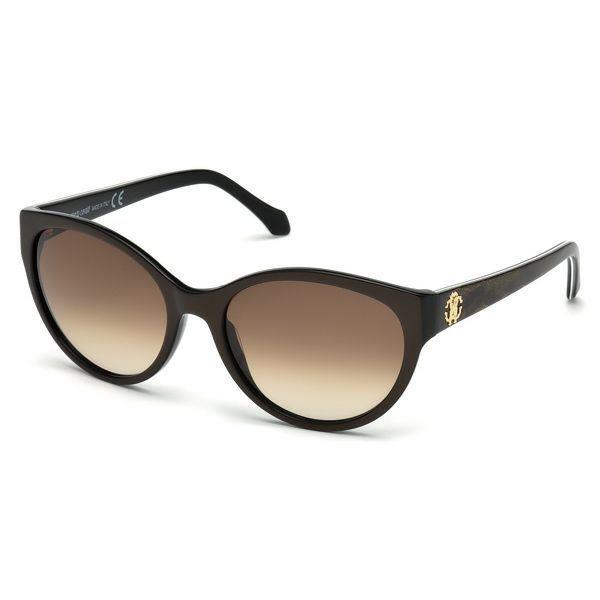 Roberto Cavalli Sunglasses RC 824S 50F Dark Brown / Gradient Brown 58 mm