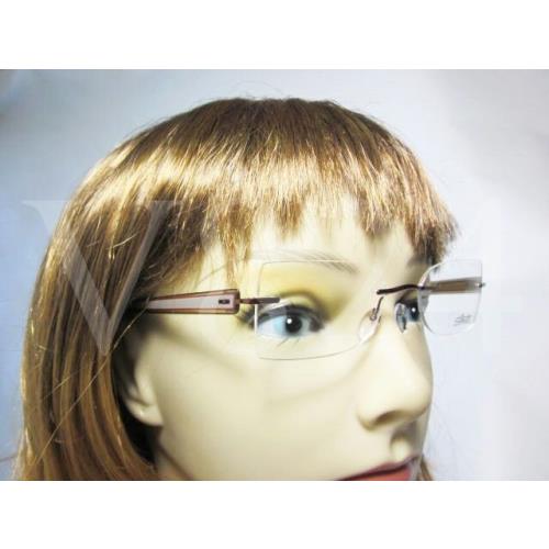 Silhouette Eyeglasses Chassis 5250 Modern Shades Red Ivory Pearl 4306 6055