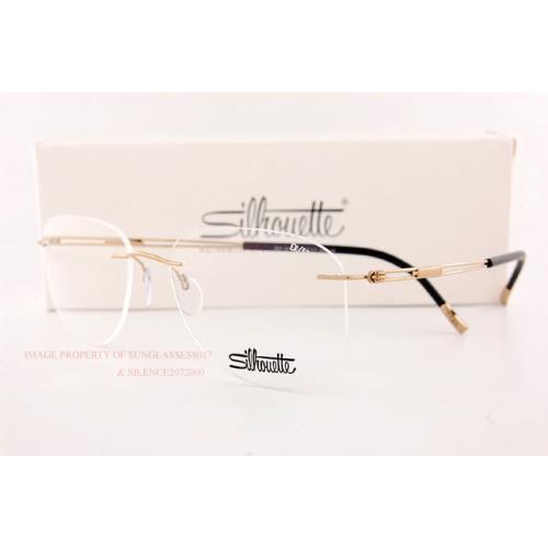 Silhouette Eyeglass Frames Titan Next Generation 5521 EX 7530 Lavish Gold