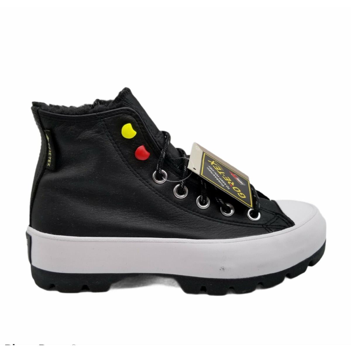 Converse Womens Ctas Gore Tex HI 569554C Black White Sneaker Shoes Sz 5