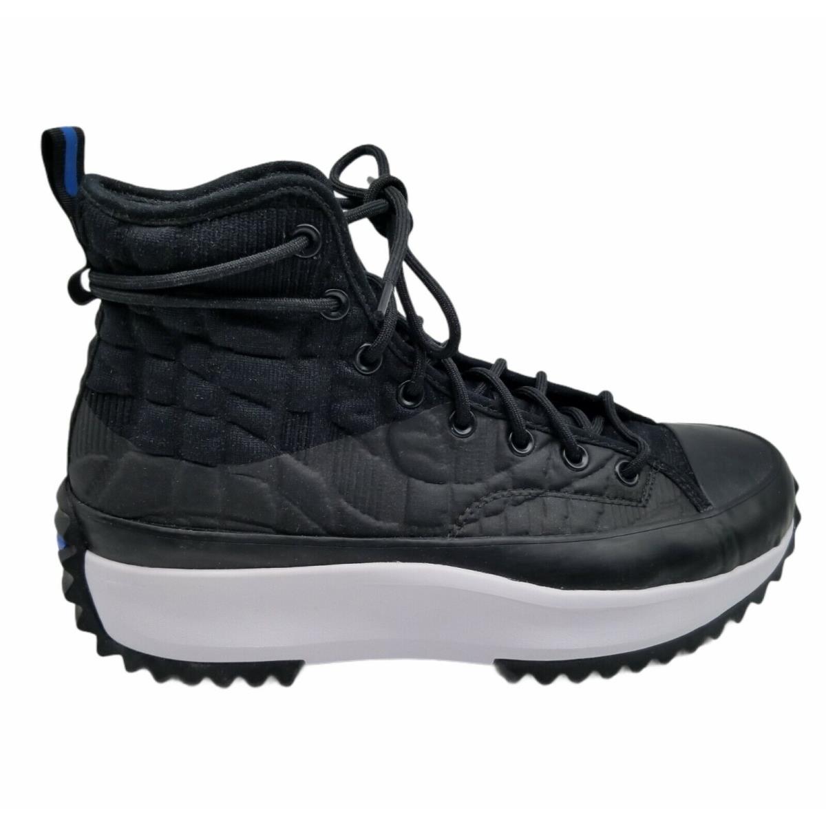 Converse Unisex Run Star Hike Hi 170246C Black White Sneaker Shoes Sz M10 W11.5