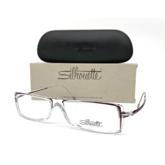 Silhouette Spx 2838 10 6071 Transparent Brown / Demo Lens 54mm Eyeglasses