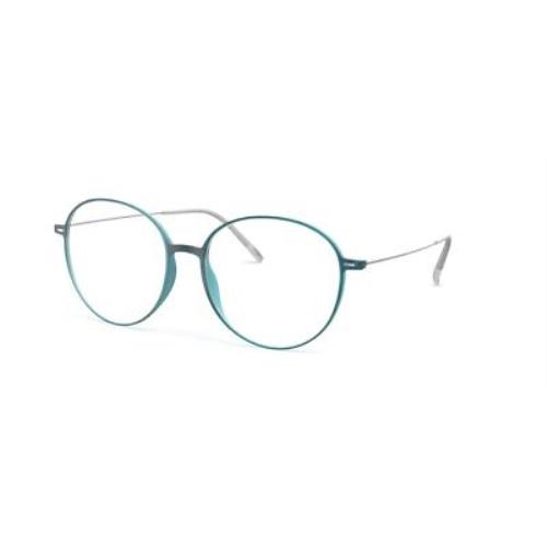 Silhouette Eyeglasses 1587 Urban Neo Fullrim Aqua Blue 51mm 1587-5000-51mm