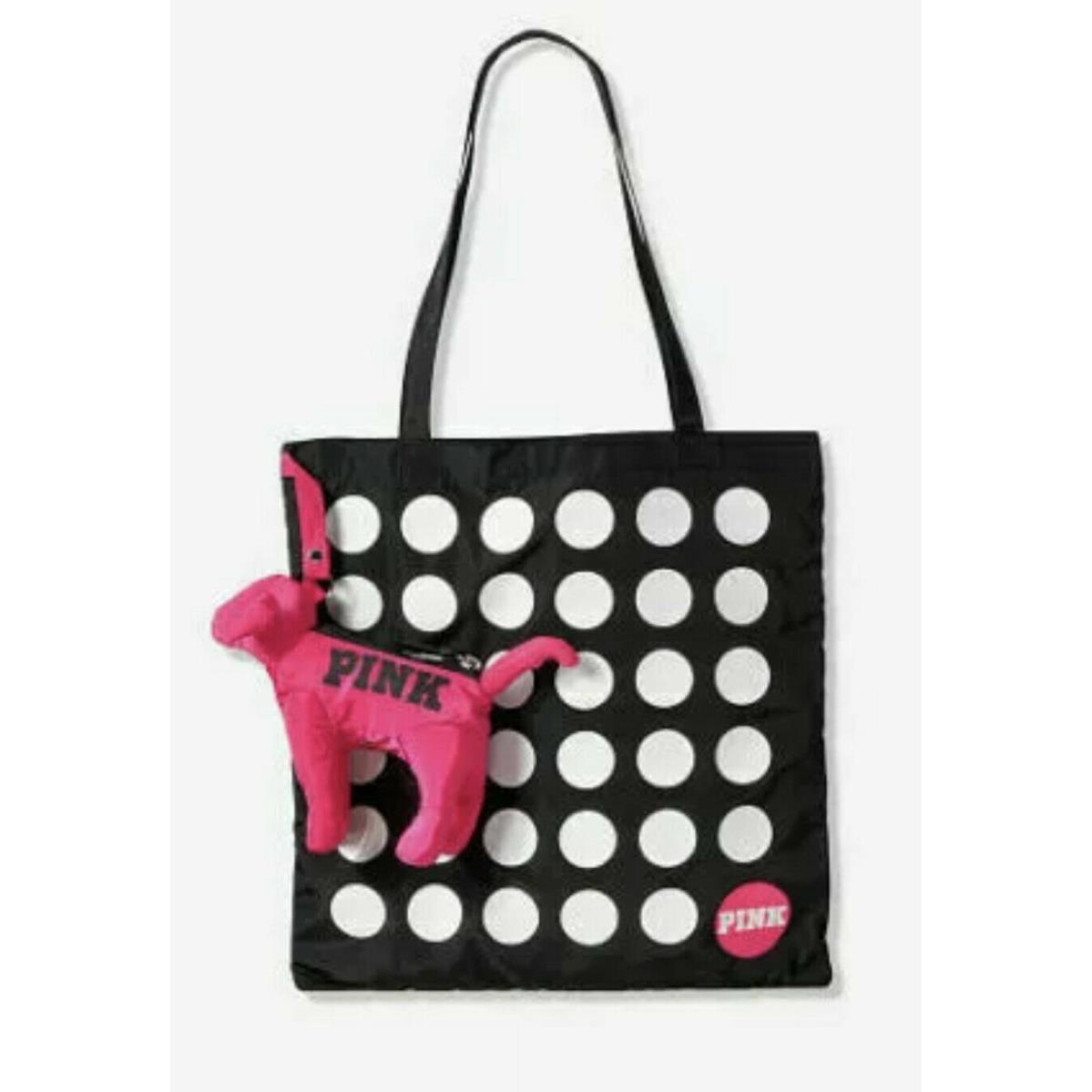 Victorias Secret Pink Pink Mini Dog Packable Convertible Tote Bag