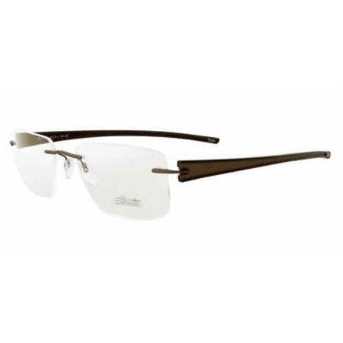 Silhouette Eyeglasses Titan Rays - Brown Harmony - 5254-6054-56MM