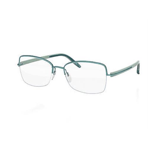 Silhouette Eyeglasses Spx Signia Nylor Aqua Grey 4435-6055-52MM