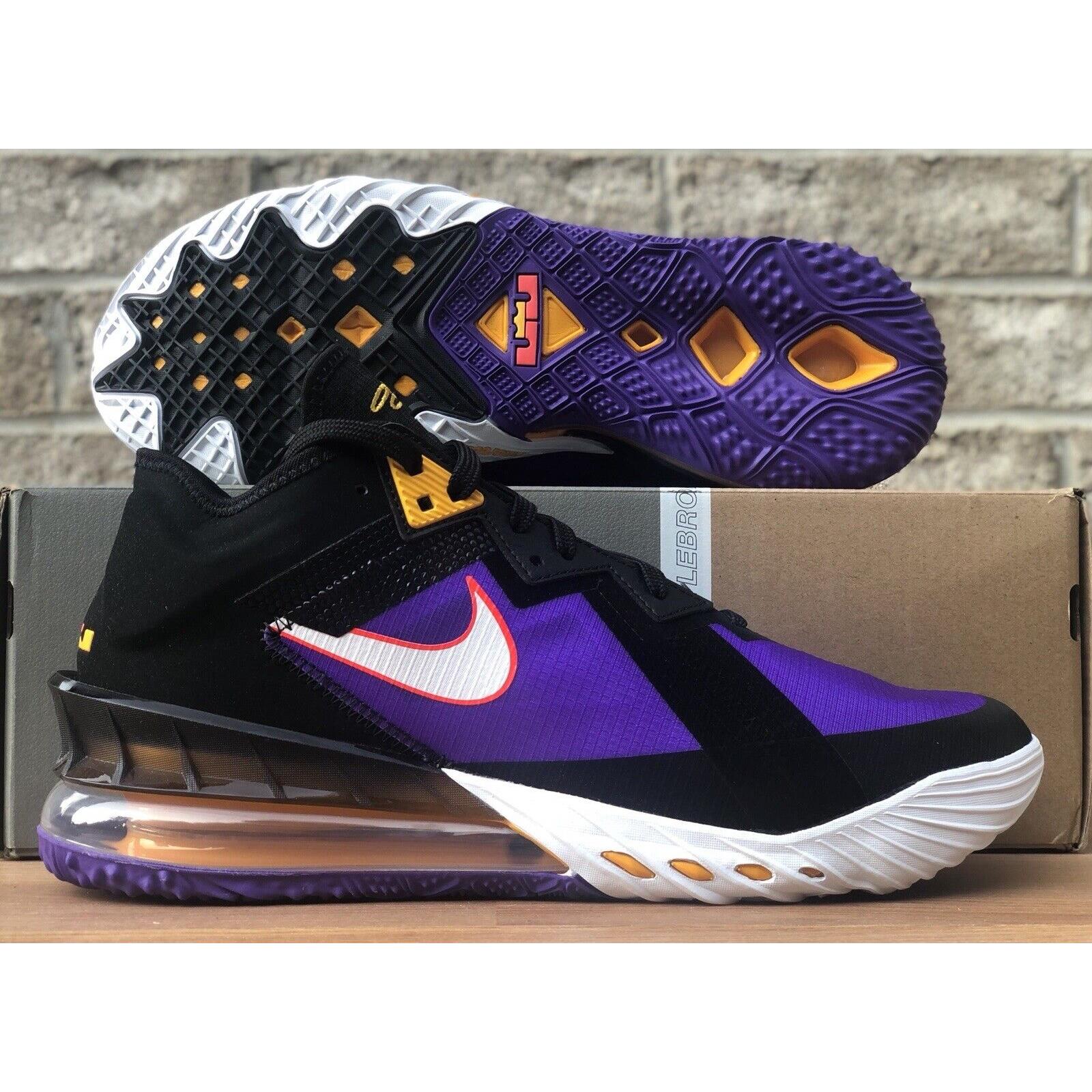 nike lebron 18 low lakers