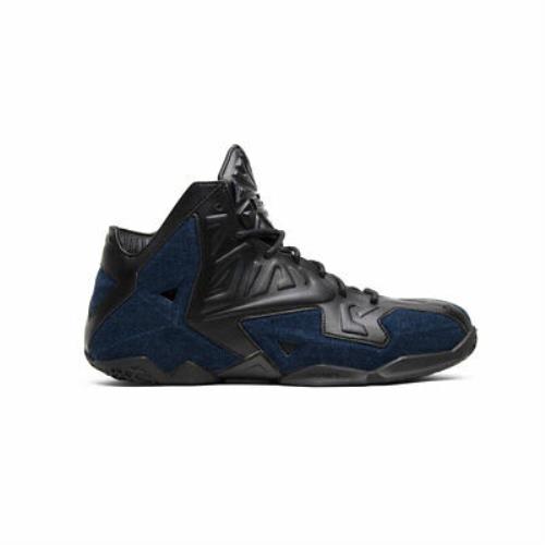 Nike Lebron James XI 11 Ext QS Denim Black Blue 659509-004 - Blue