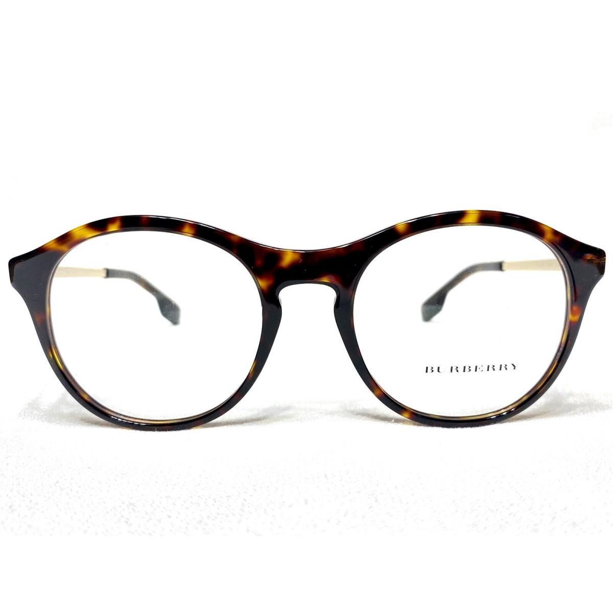 Burberry BE2287 3002 Womens Dark Havana Round Modern Eyeglasses Frames 50/19