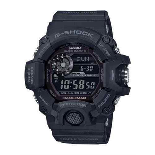 Casio Men`s G-shock Rangeman Triple-sensor Atomic Solar GW9400-1B Watch - Black