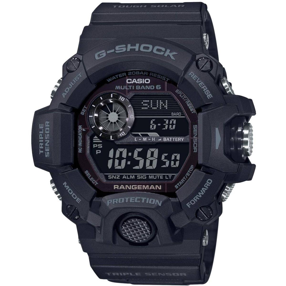 Casio Men`s Watch G-shock Master of G Rangeman Black Dial Digital GW9400-1B