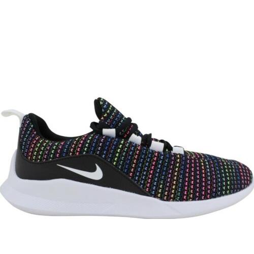 Nike Viale SE Girl`s Youth Black / Multi Color Tennis Shoes 7Y AQ9645 002