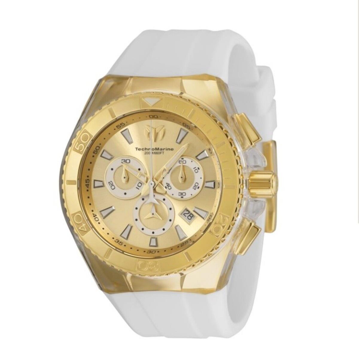 Watch Technomarine TM-115049 Cruise Man 46.65 Stainless Steel 14K Yellow Gold