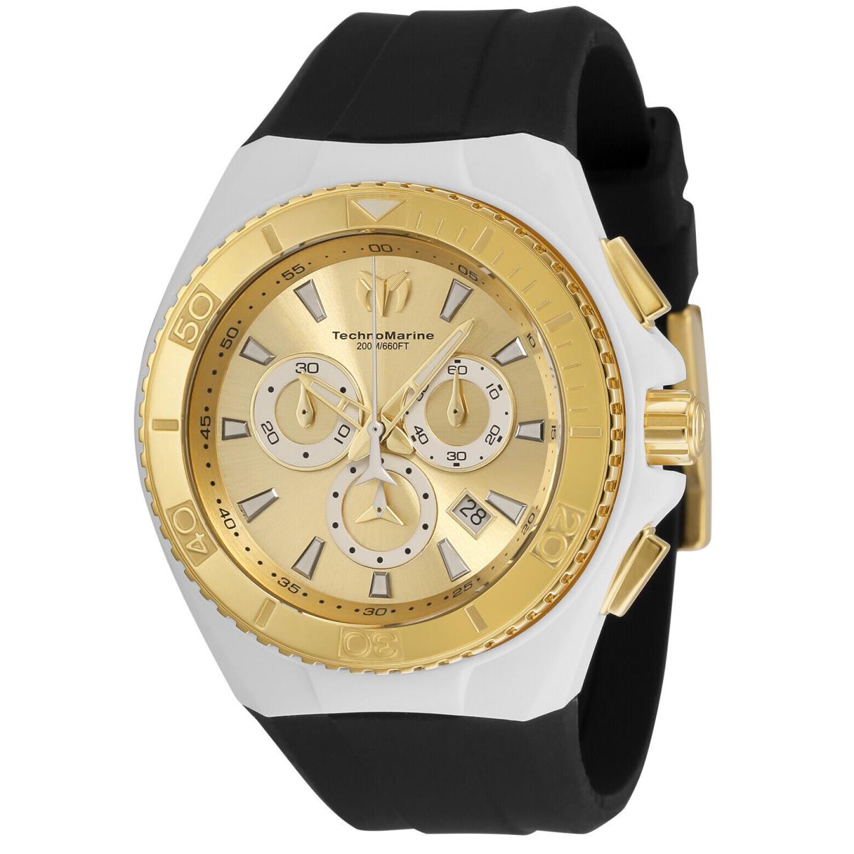 Technomarine TM-115049 Cruise Star Gold Gold 46mm Swiss Movt Sapphire Crystal