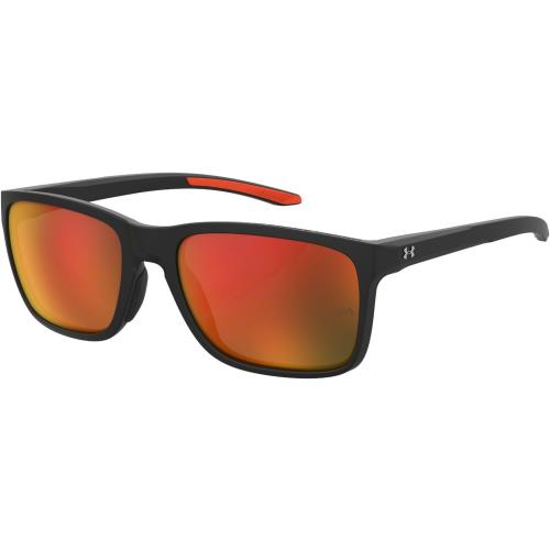 Under Armour Ua 0005/S 0RC2/UZ Black Orange/red Multi Men`s Sunglasses