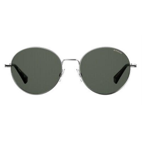 Polaroid 6105/S/X Sunglasses Palladium Oval Modified 53mm