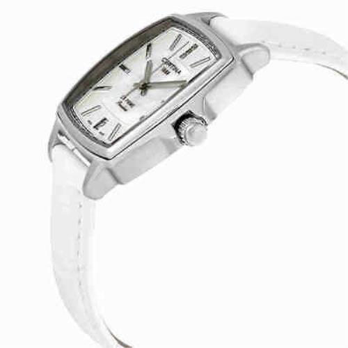 Certina watch Prime Shape - Mother of Pearl Dial, White Band