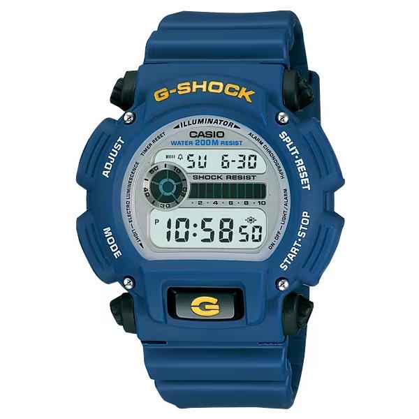 Casio DW9052-2V Mens Classic G-shock Blue Resin Digital Chronograph Sport Watch
