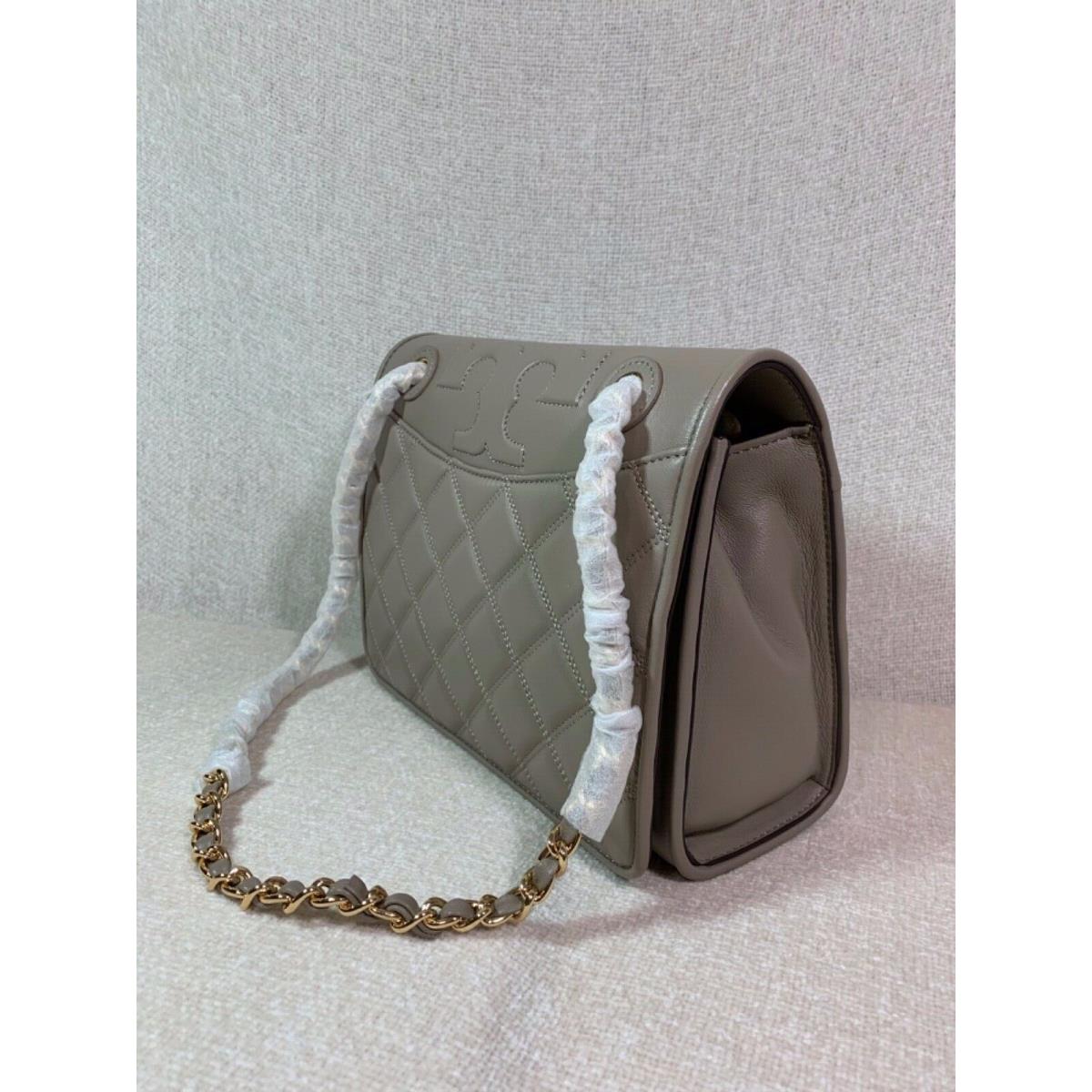 Tory Burch French Gray Leather Savannah Xbody/shoulder Bag - Tory Burch bag  - 192485333077 | Fash Brands