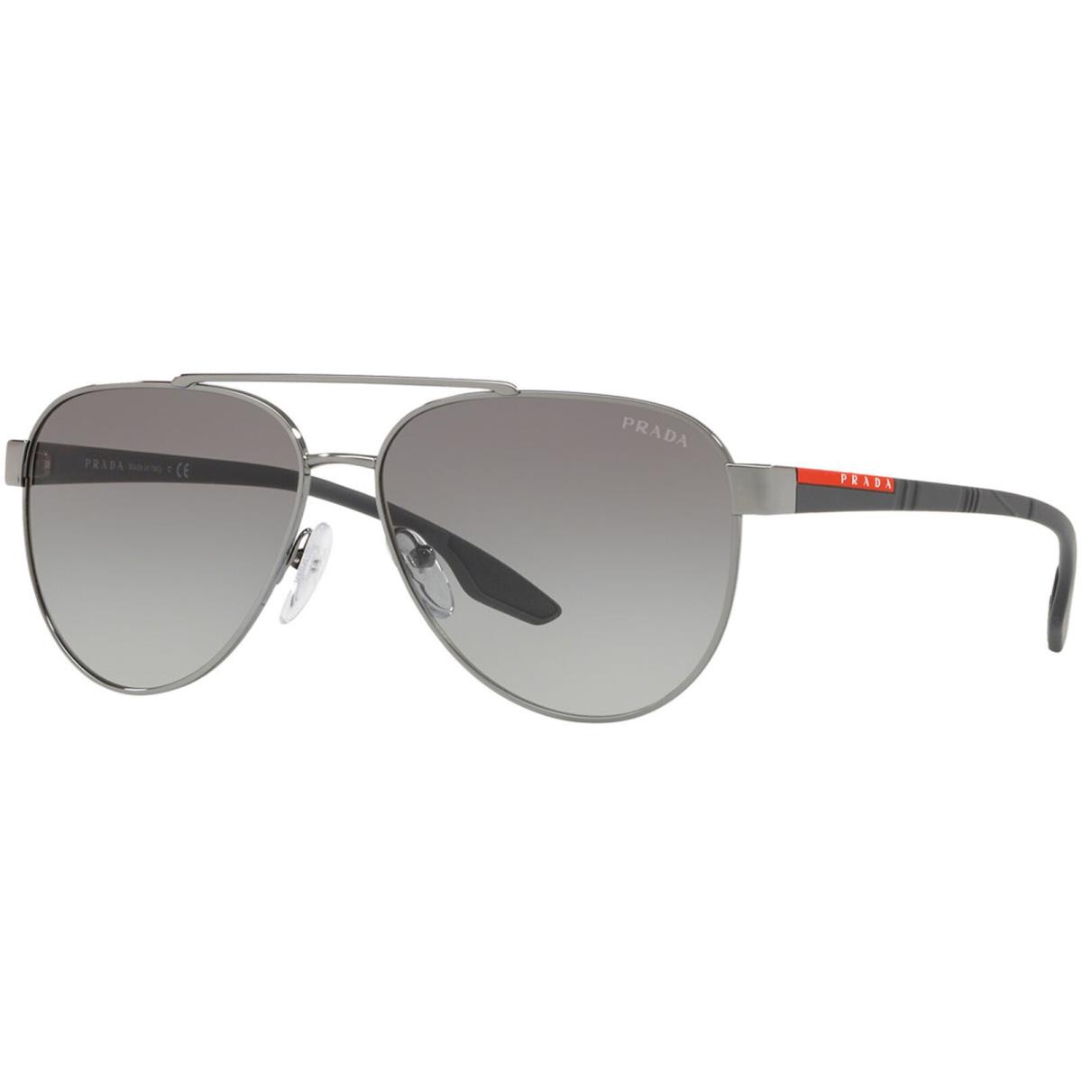 Prada Sport Sunglasses PS54TS 5AV3M1 61mm Gunmetal / Grey Gradient Lens