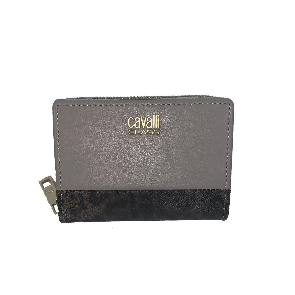 Roberto Cavalli Candy Leopard Wallet Taupe
