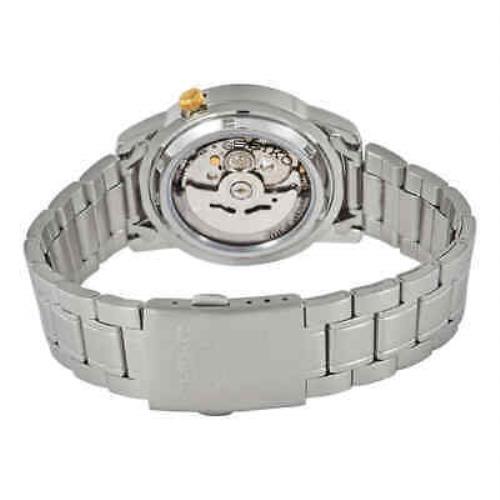 Seiko watch Sports - Gold Dial, Silver Band, Silver Bezel