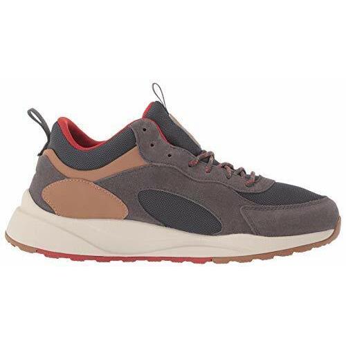 Columbia Men`s Pivot Mid Waterproof Hiking Shoe Size 15 Dark Grey/rust Red