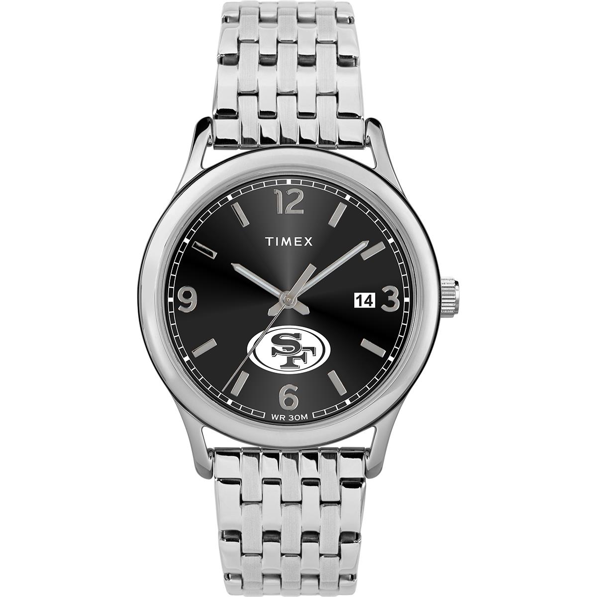 AS IS Nfl Timex Women`s Sage Watch 630116-K 49ers