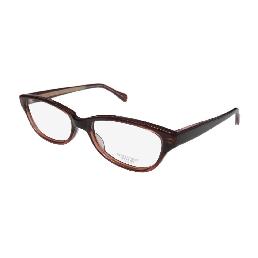 Oliver Peoples Devereaux Must Have Brand Name Cat Eye Eyeglass Frame/glasses Bordeaux