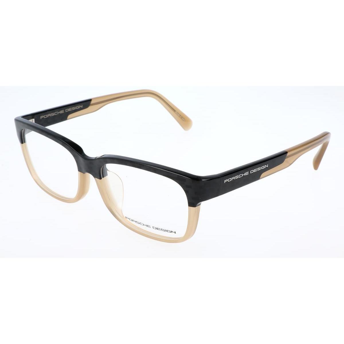 Porsche P8707-B Black Gold Eyeglasses